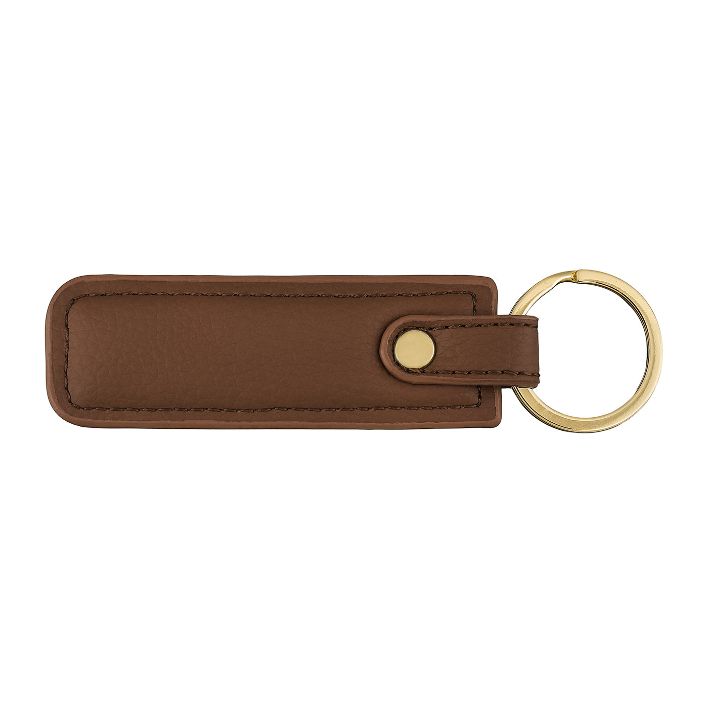 Keychain plain leather