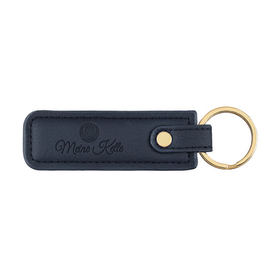 Keychain plain leather