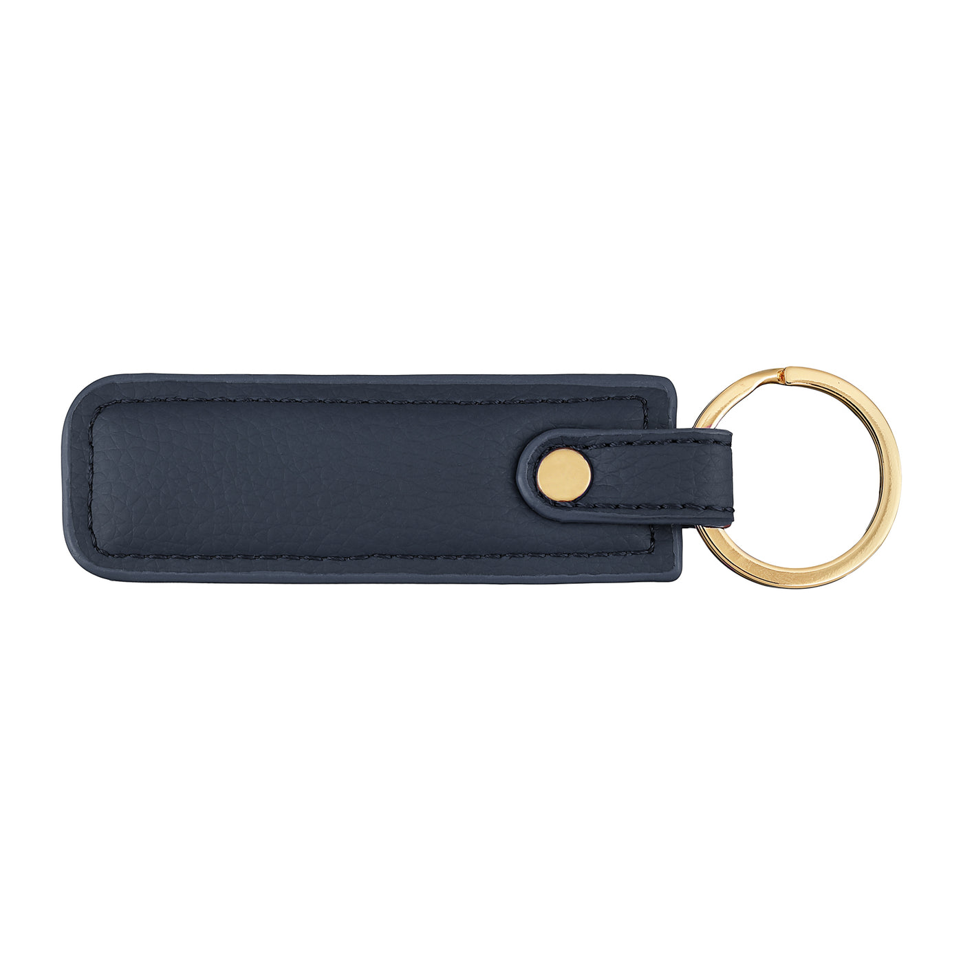 Keychain plain leather