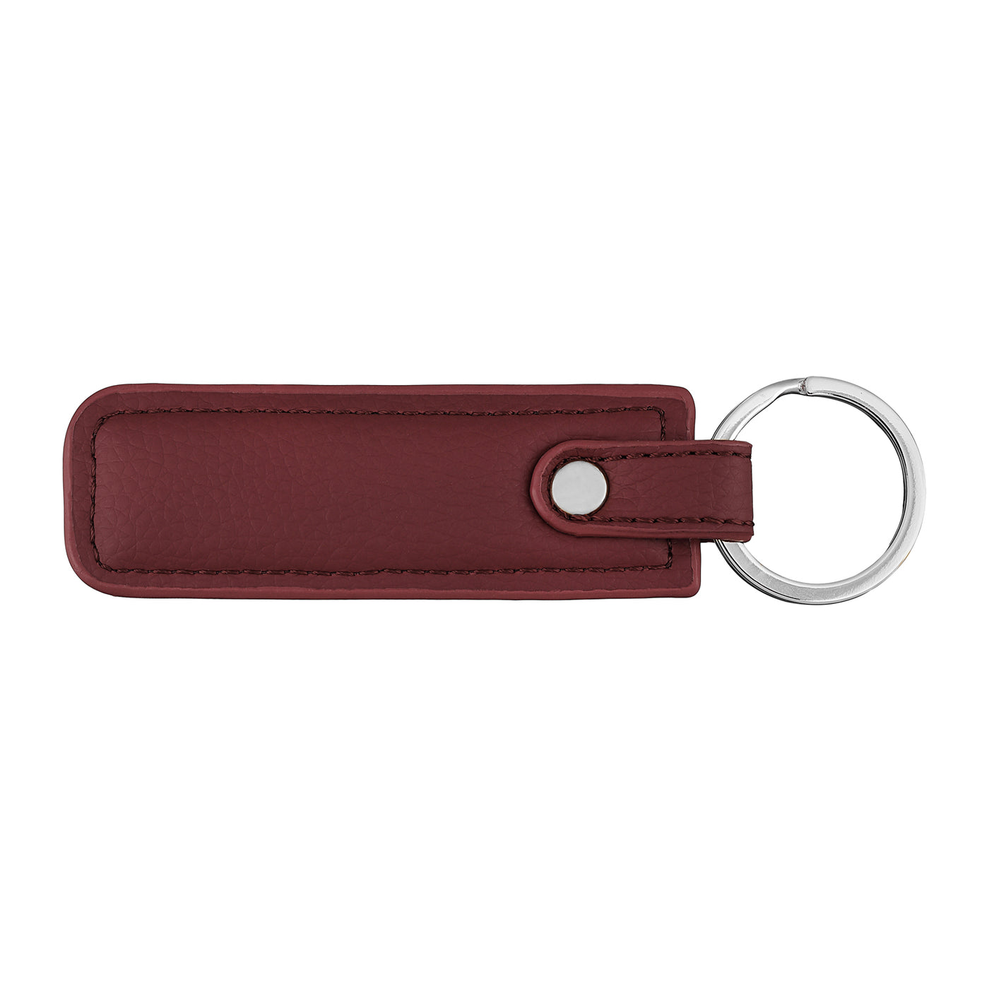 Keychain plain leather