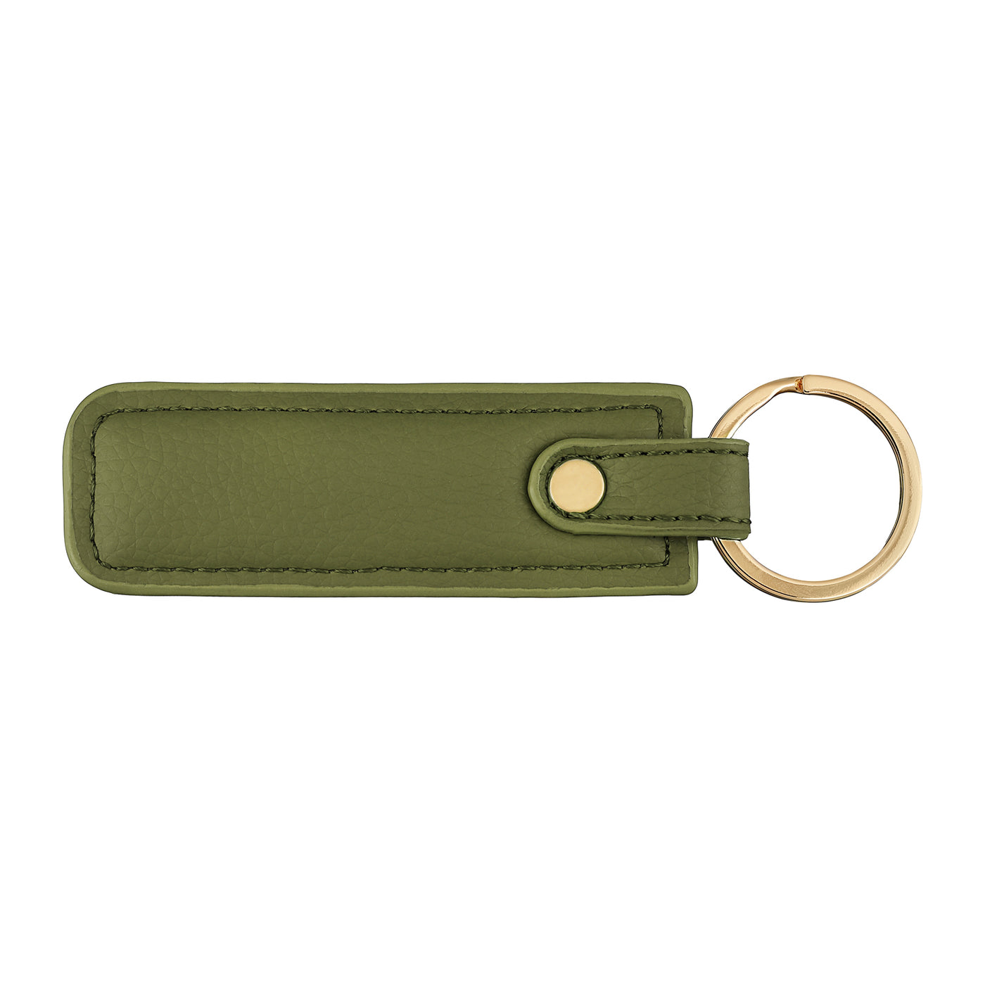 Keychain plain leather