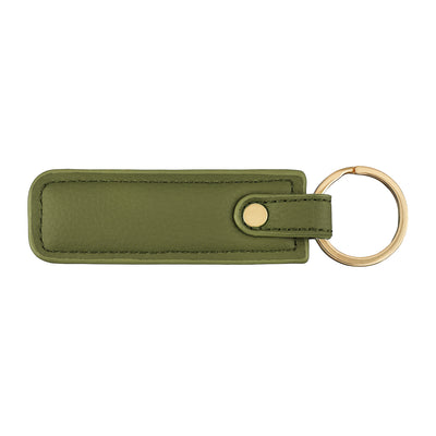 Keychain plain leather