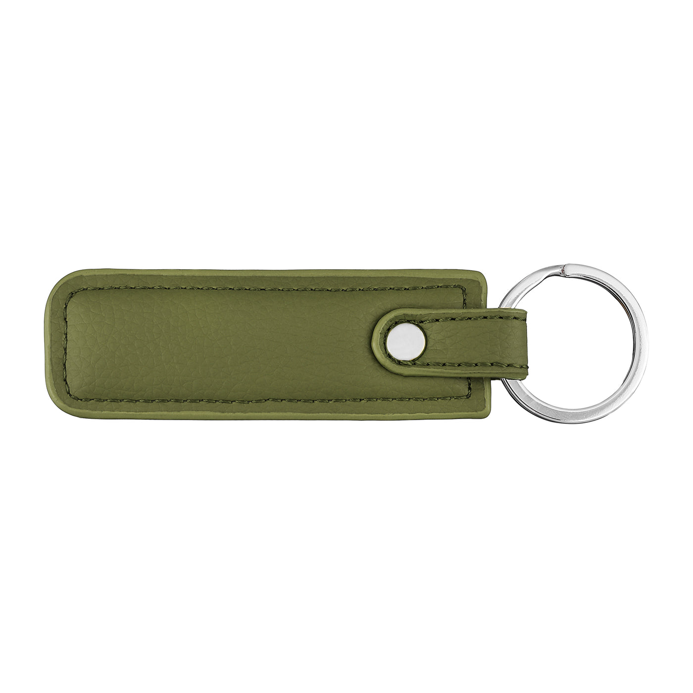 Keychain plain leather