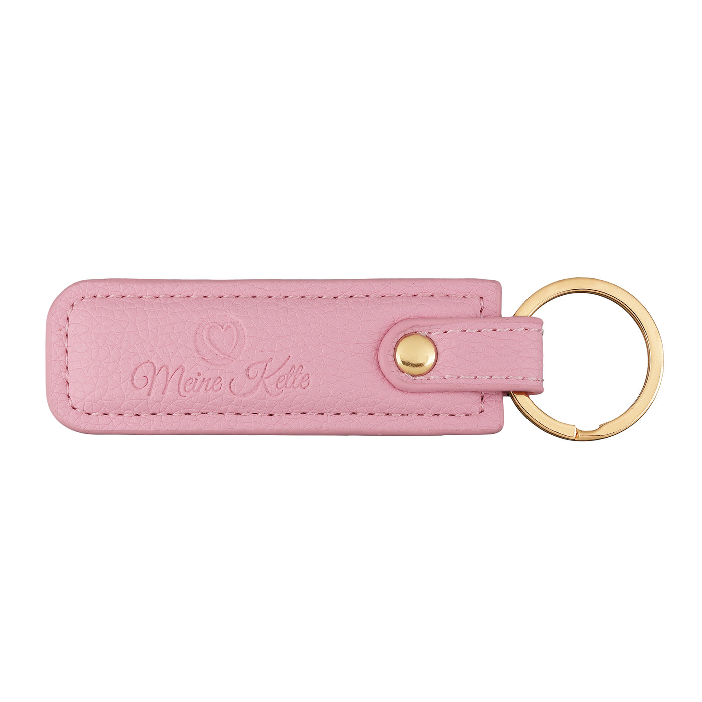 Keychain plain leather