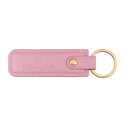 Keychain plain leather