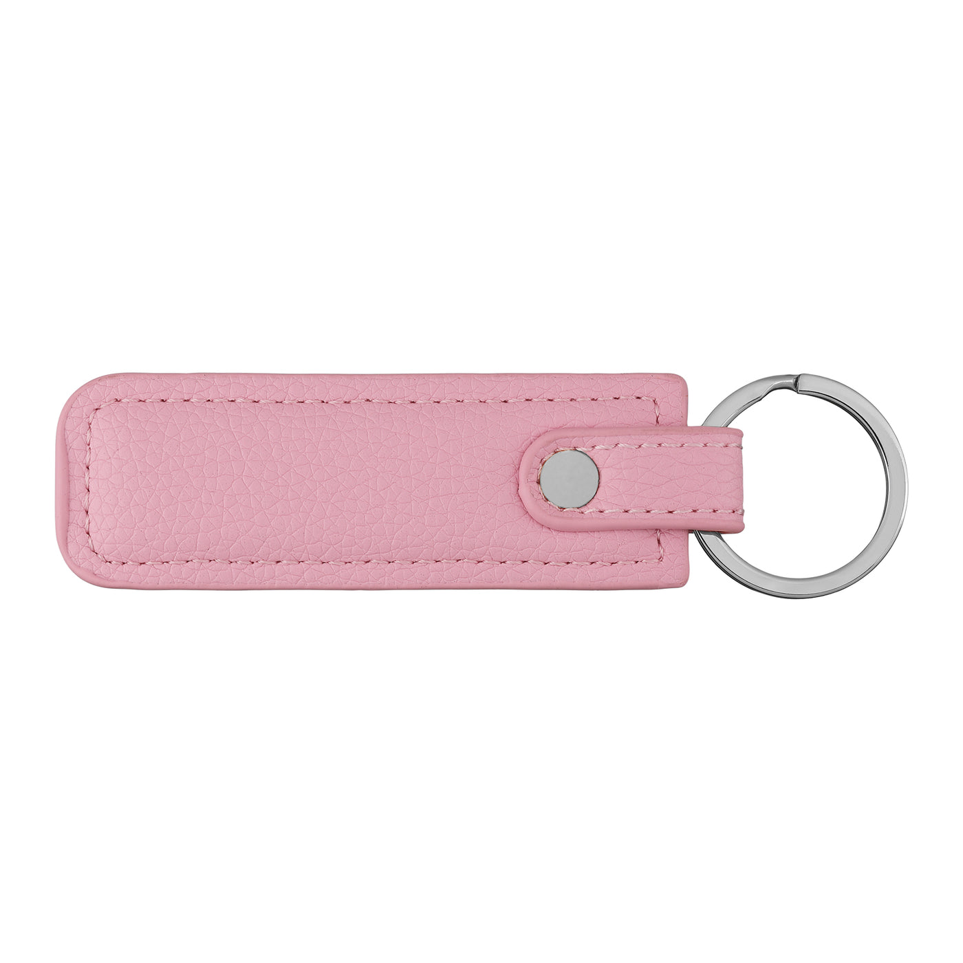 Keychain plain leather