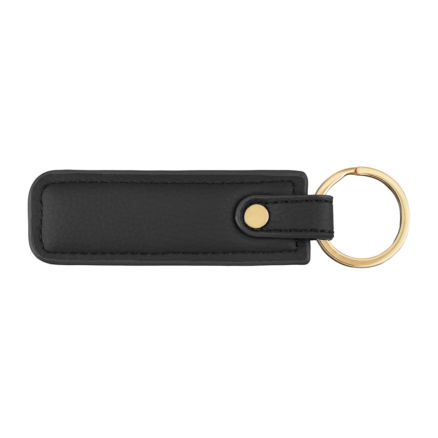 Keychain plain leather