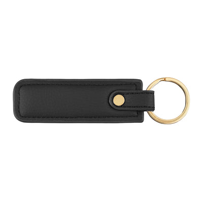 Keychain plain leather