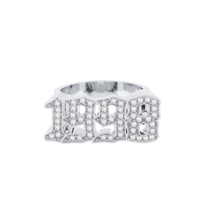 Ring Jahreszahl Gothic mit Zirkonia (4807988150349)