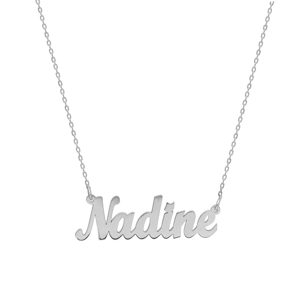 Namenskette 925er Silber - Variante Nadine (4165280104525)
