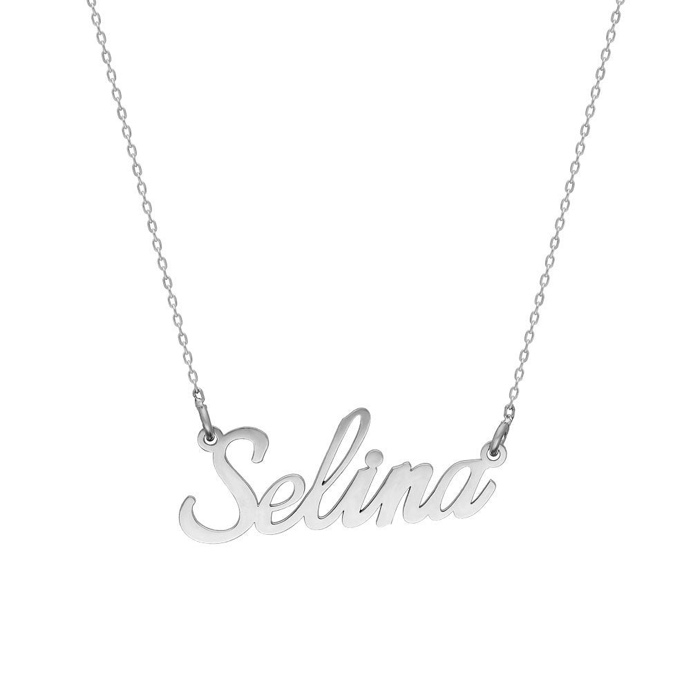 Namenskette 925er Silber - Variante Selina (4165280563277)