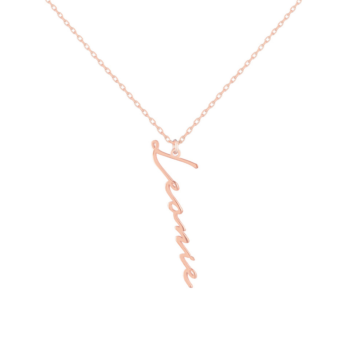 Collier prénom - version verticale Notera