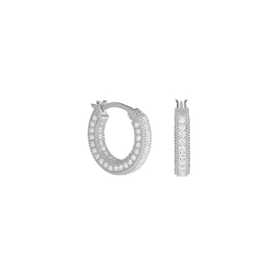 Brilliant zirconia earrings