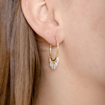 Cubic Zirconia Drop Earrings