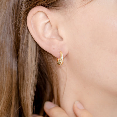 Cubic Zirconia Pureness Earrings